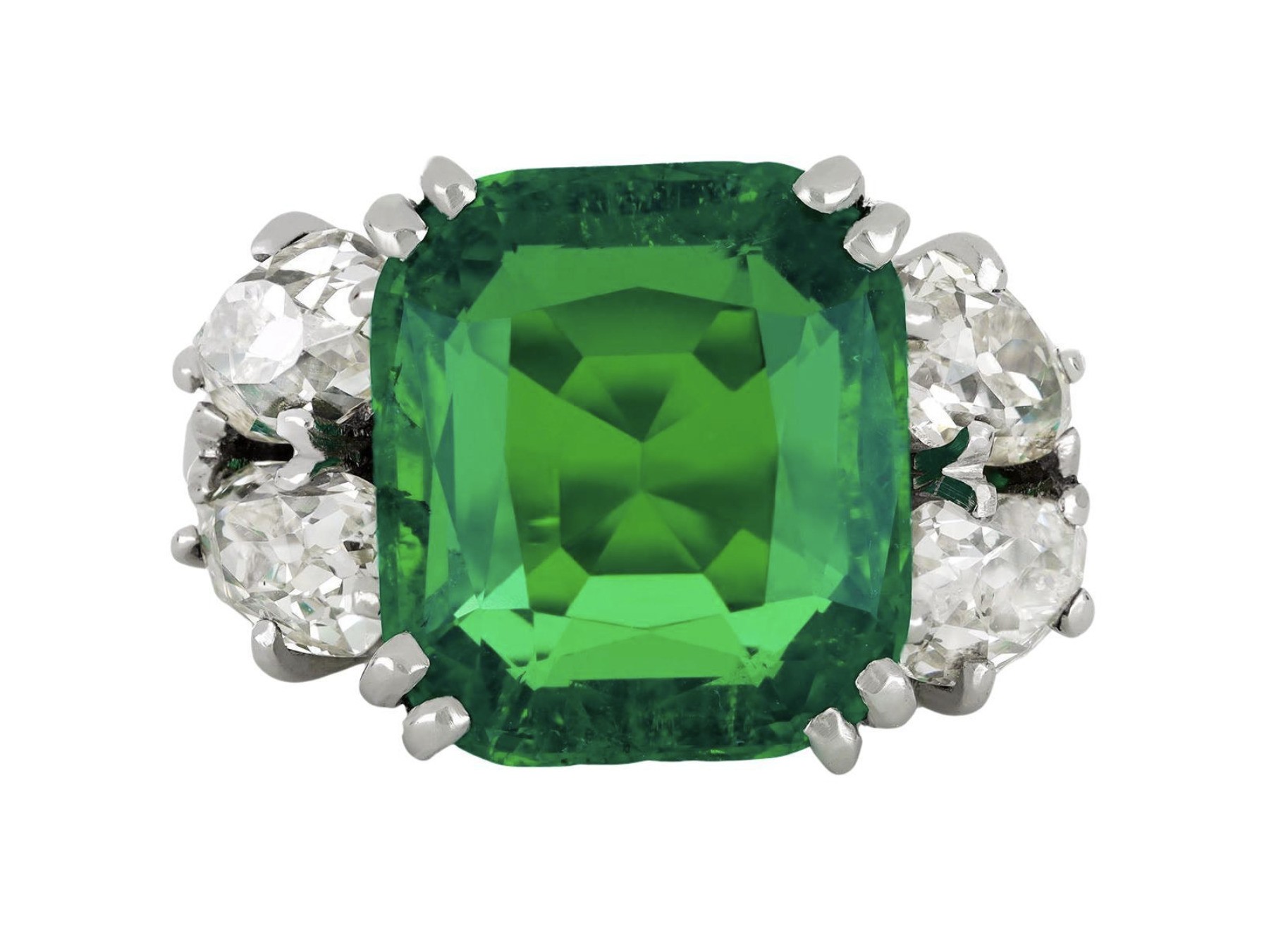 Boucheron, bague en or blanc et diamants