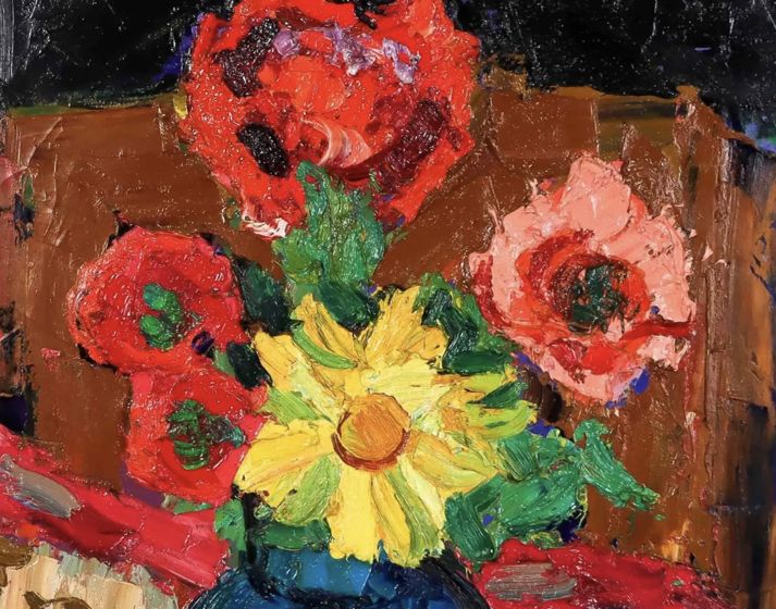 Pierre Ambrogiani, huile sur toile