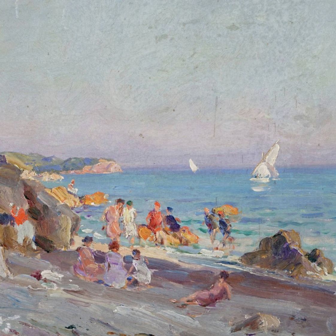 Adolphe Louis Gaussen, huile sur toile