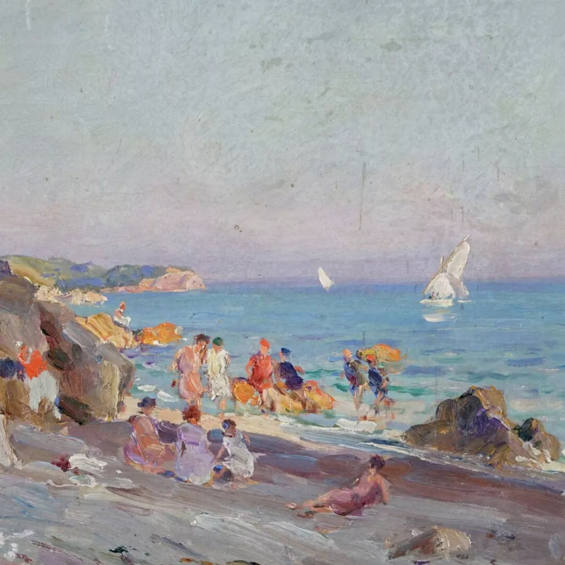 Adolphe Louis Gaussen, huile sur toile