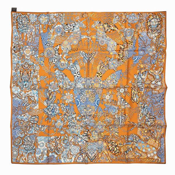 Carré Hermès, s'inspirant de motifs orientaux