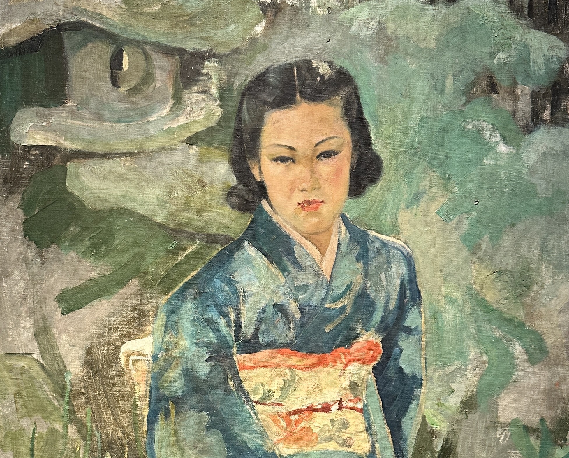 Luong Xuan Nhi, huile sur toile