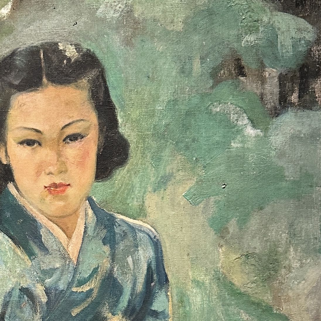 Luong Xuan Nhi, huile sur toile