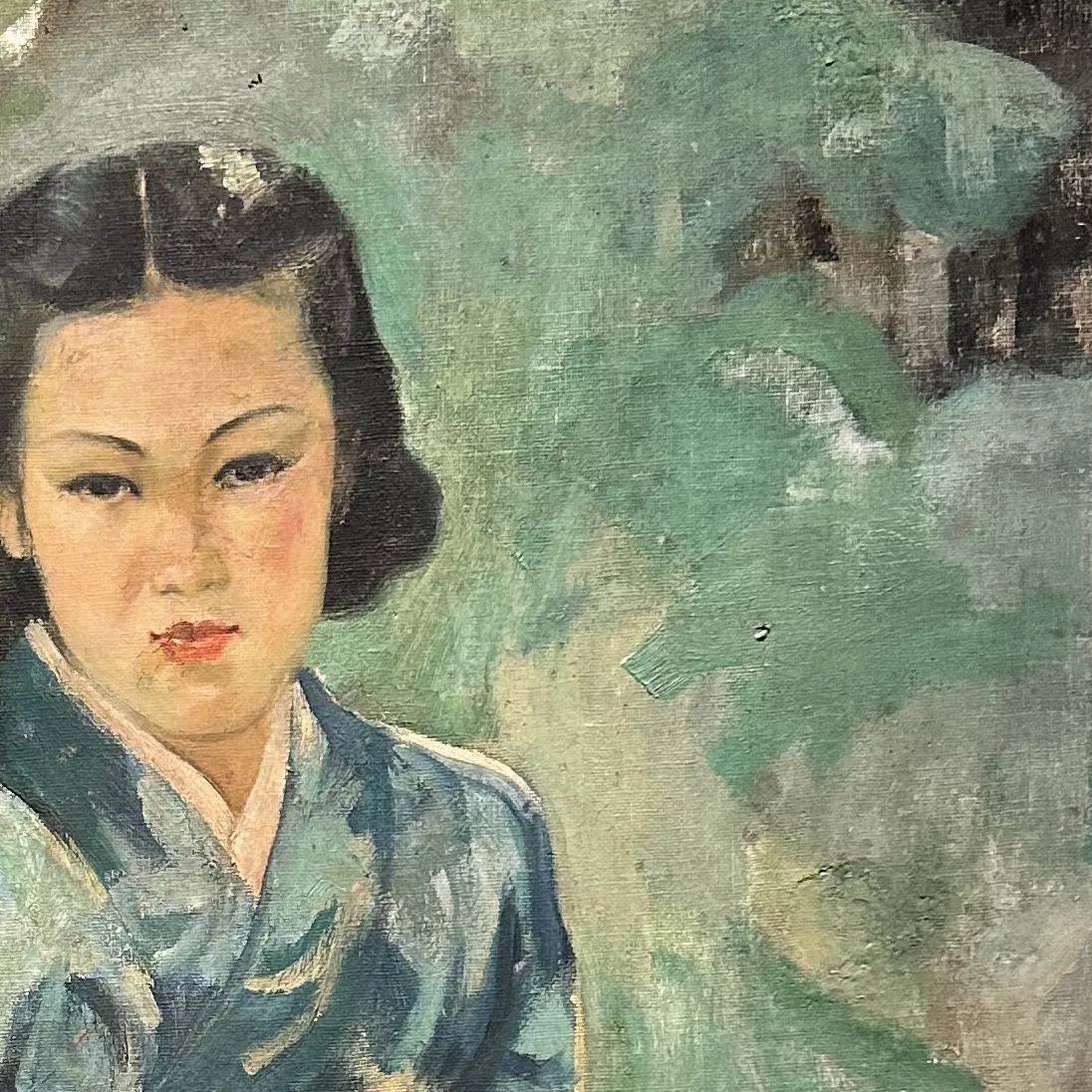 Luong Xuan Nhi, huile sur toile