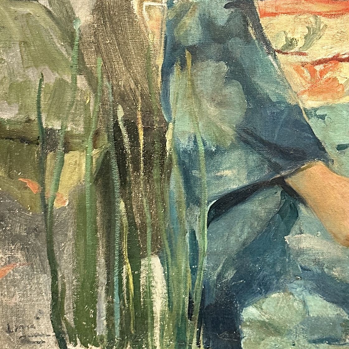 Luong Xuan Nhi, huile sur toile