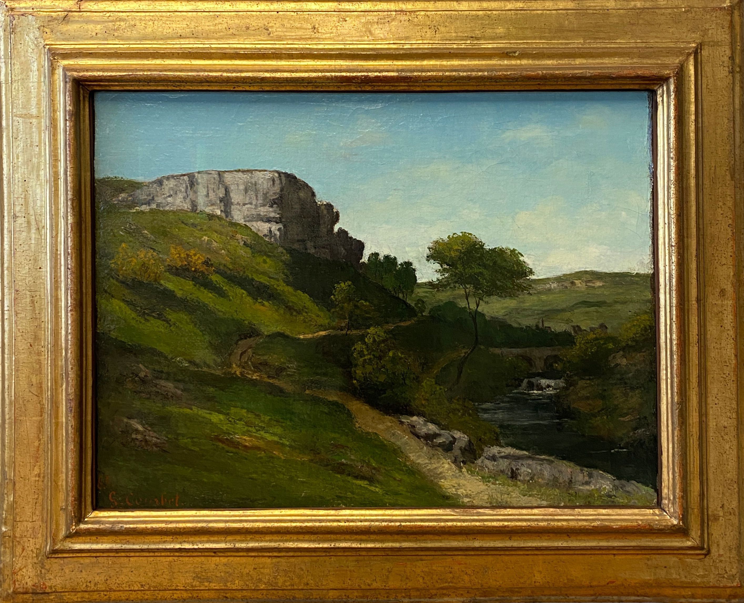 Gustave Courbet, huile sur toile