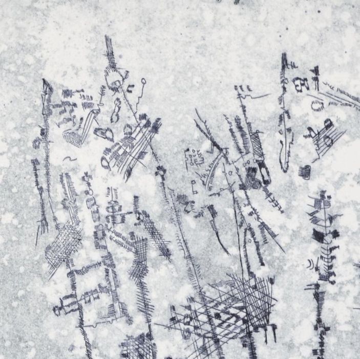 Camille Bryen, lithographie