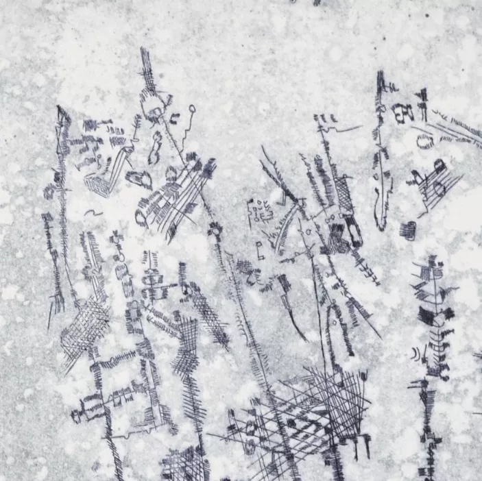 Camille Bryen, lithographie