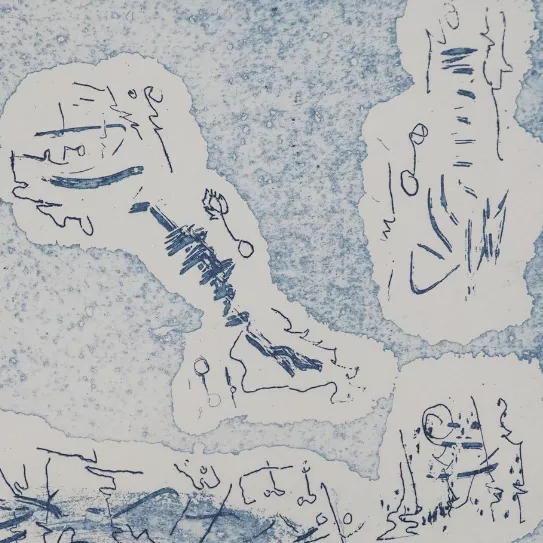 Camille Bryen, lithographie