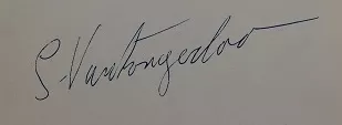 Signature de Georges Vantongerloo