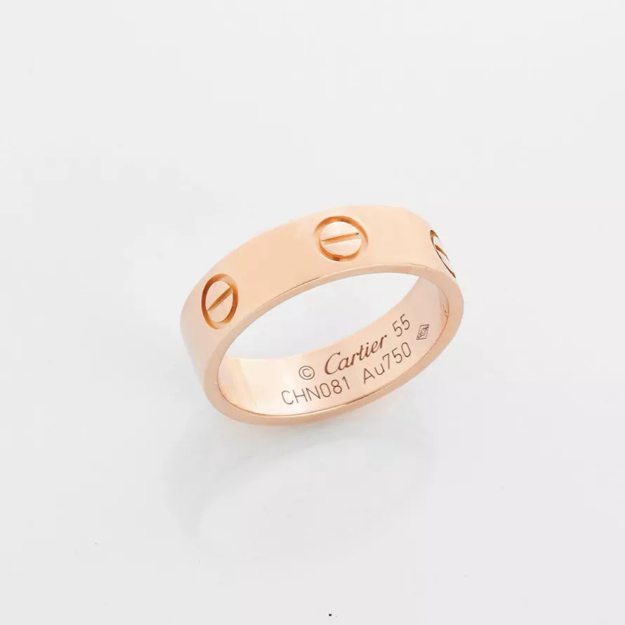 Cartier, bague Love en or rose