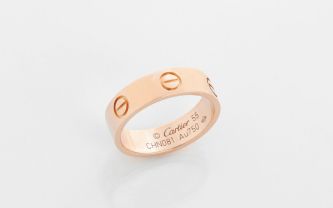 Cartier, bague Love en or rose
