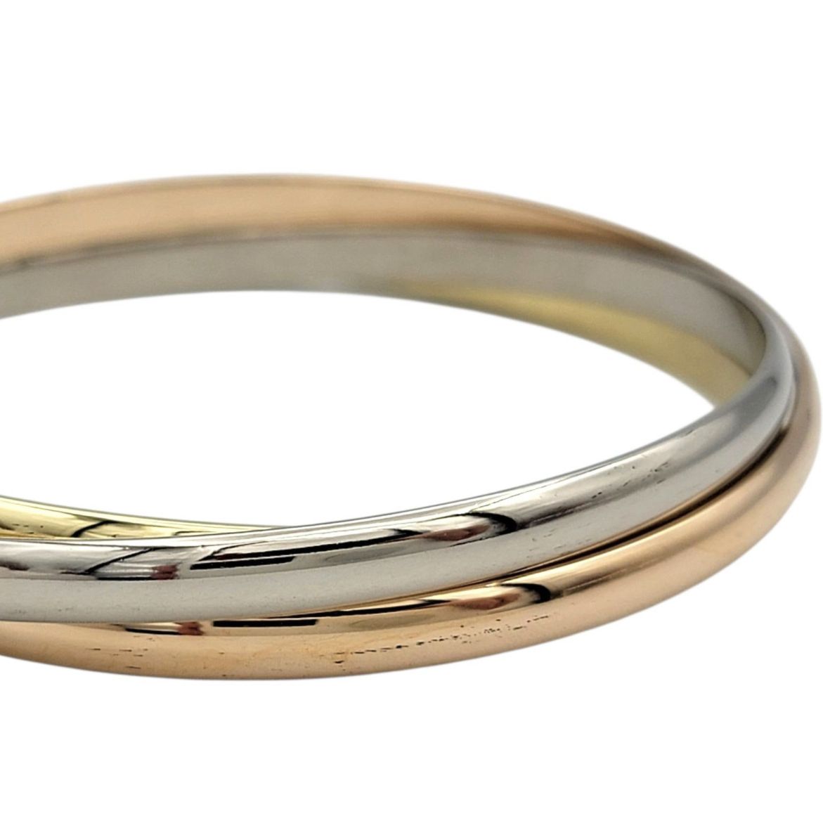 Cartier, bracelet Trinity aux trois ors