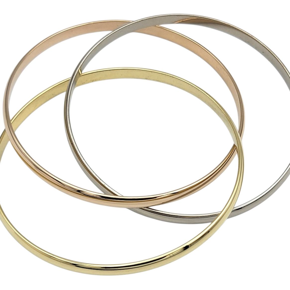 Cartier, bracelet Trinity aux trois ors