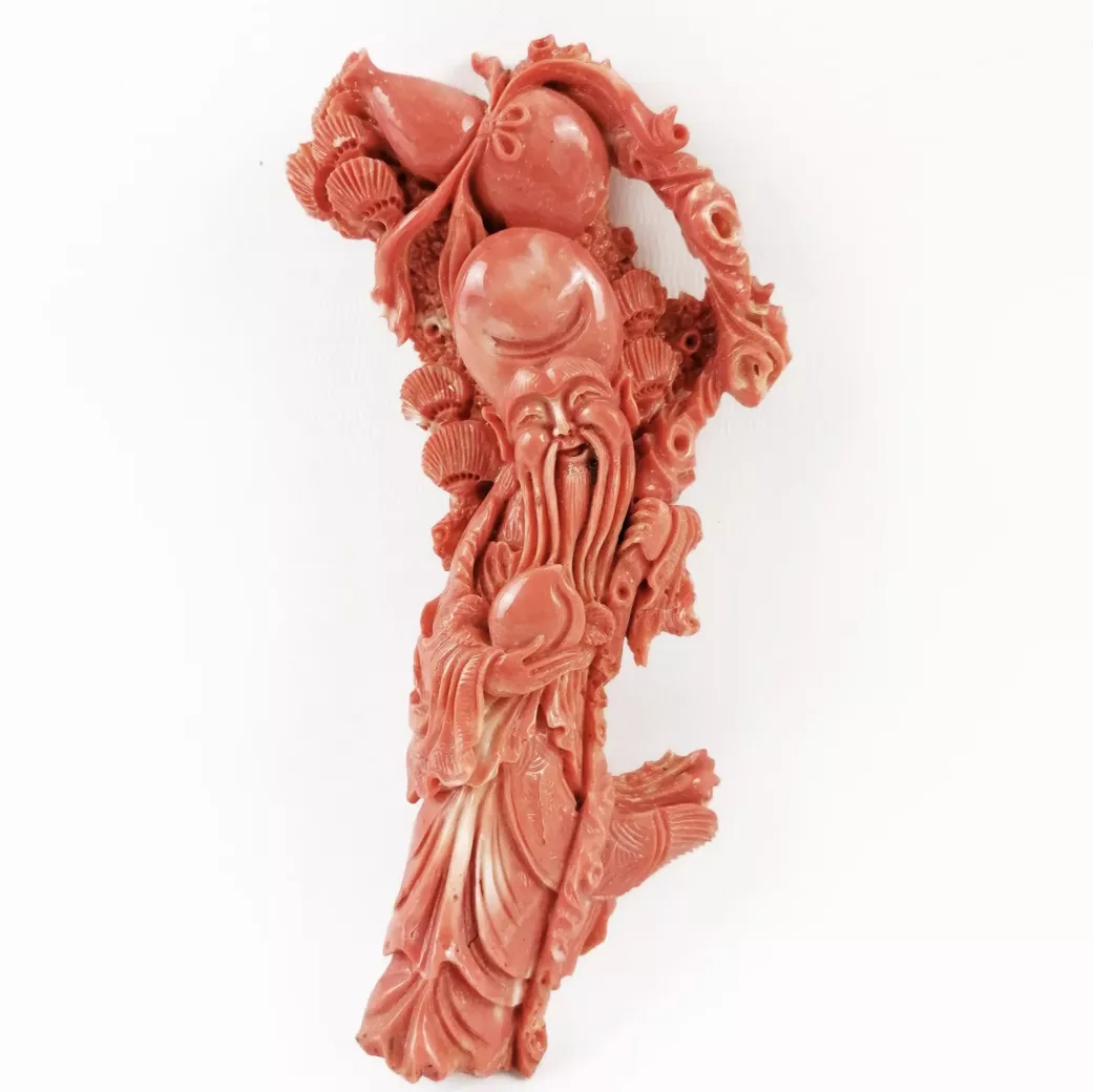 Chine, statue de corail
