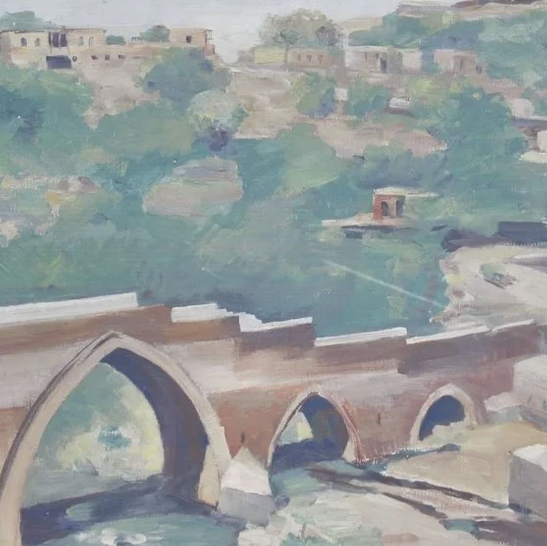 Martiros Saryan, huile sur toile
