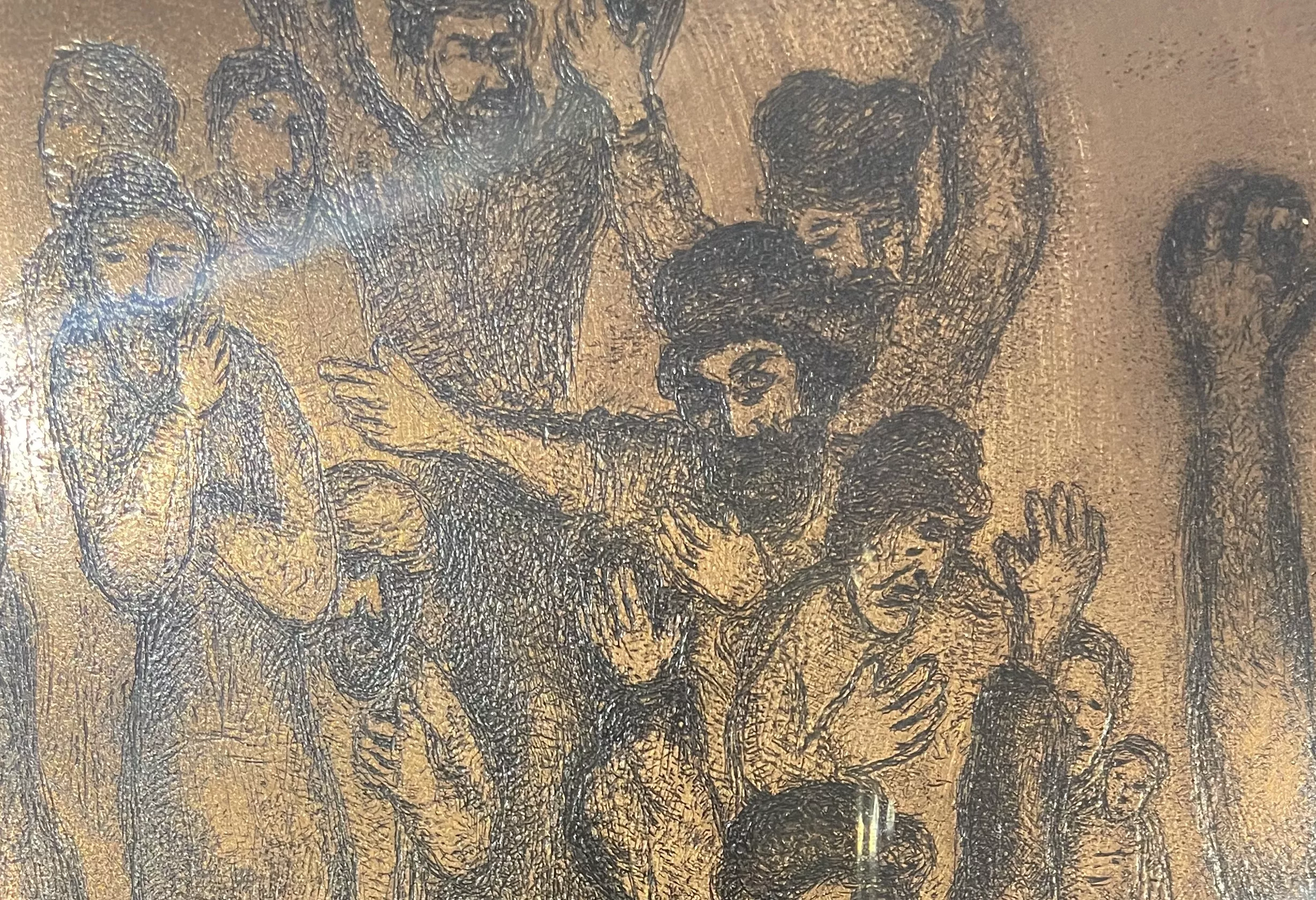 Chagall, gravure sur cuivre