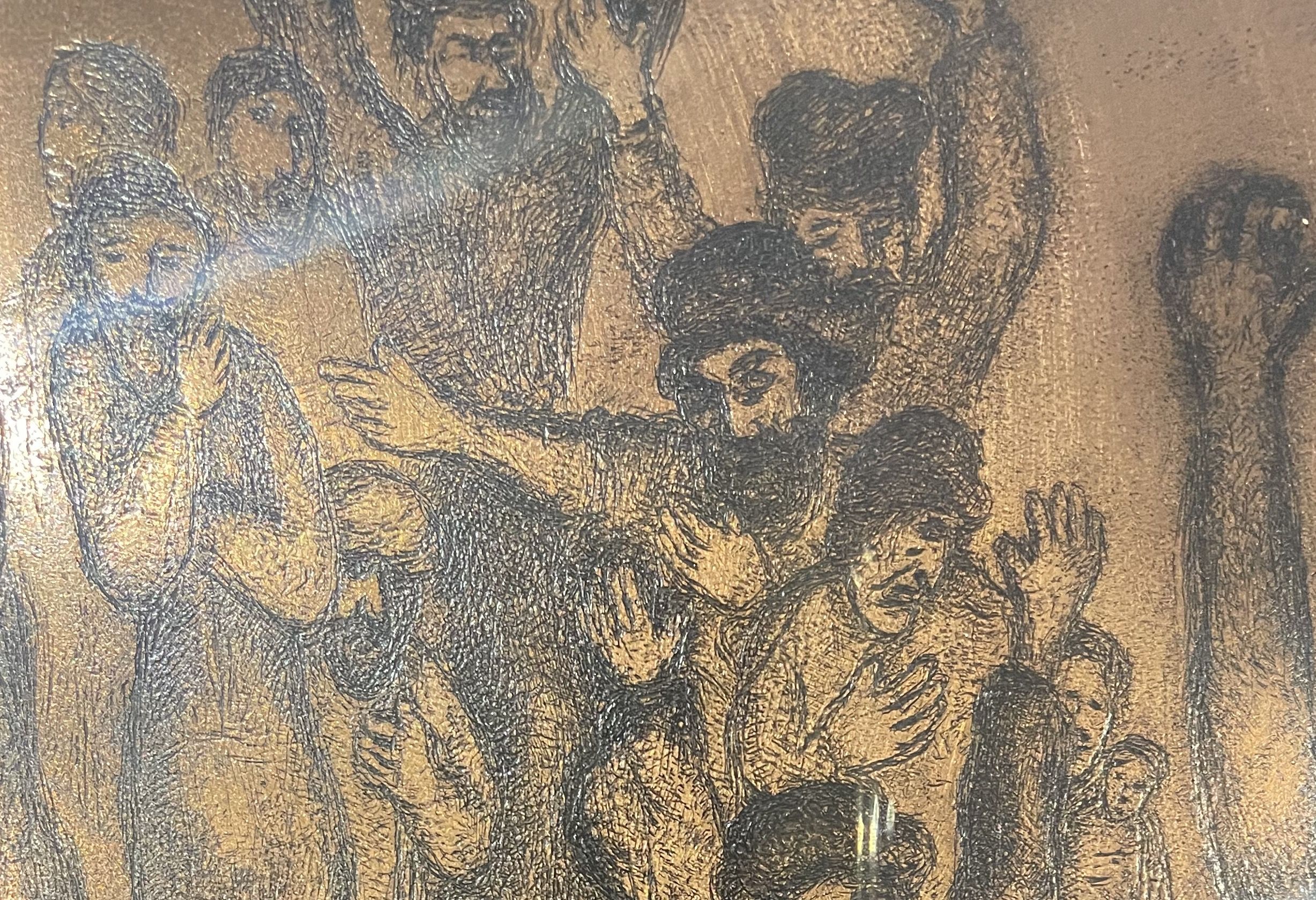 Chagall, gravure sur cuivre