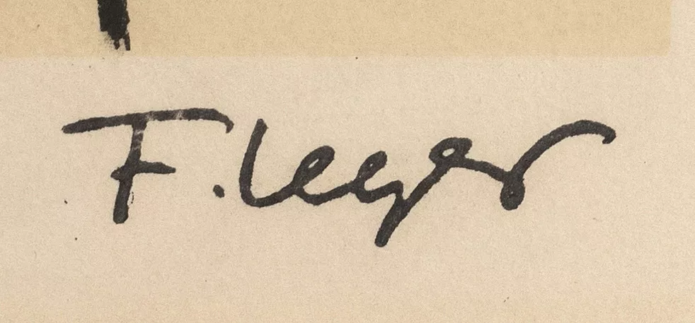 Signature de Fernand L&eacute;ger