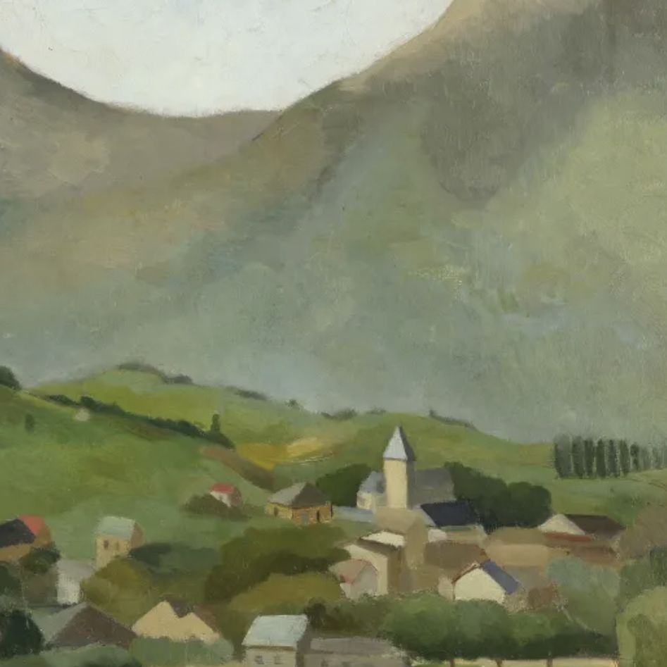 Gaston Balande, huile sur toile