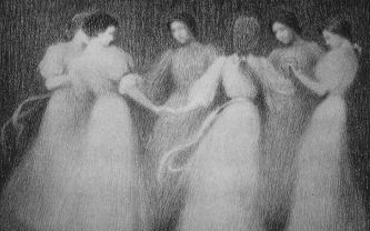 Henri Le Sidaner Fusain