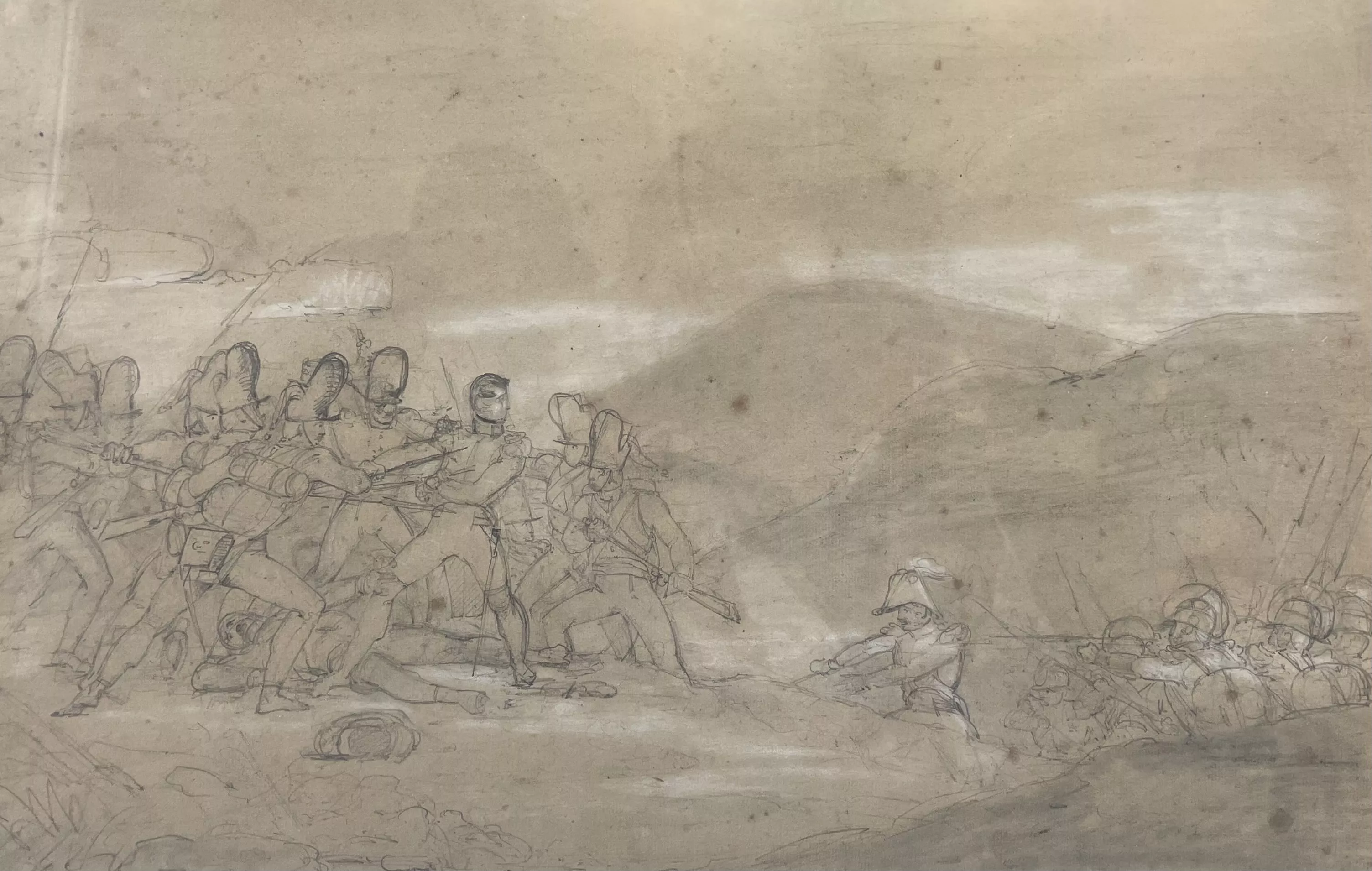 G&eacute;ricualt, dessin repr&eacute;sentant la Garde Imp&eacute;riale