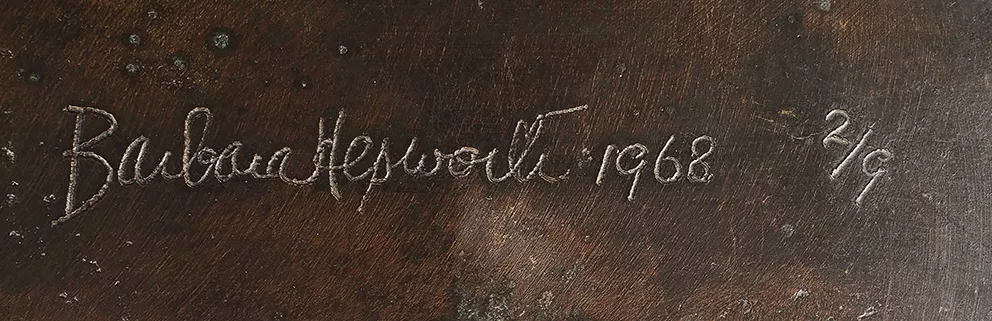 Signature de Barbara Hepworth