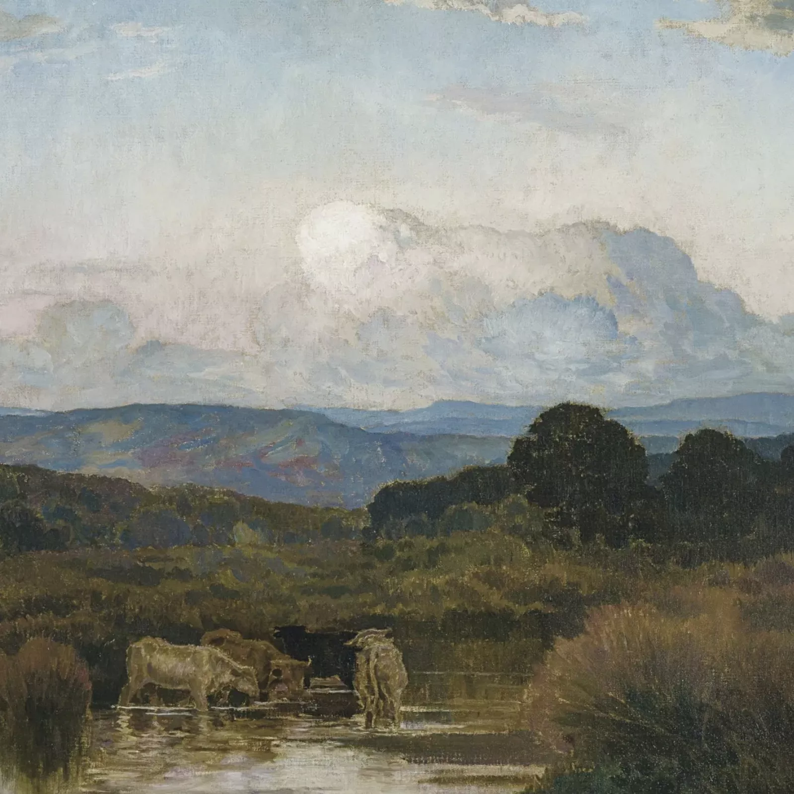 René Ménard, huile sur toile