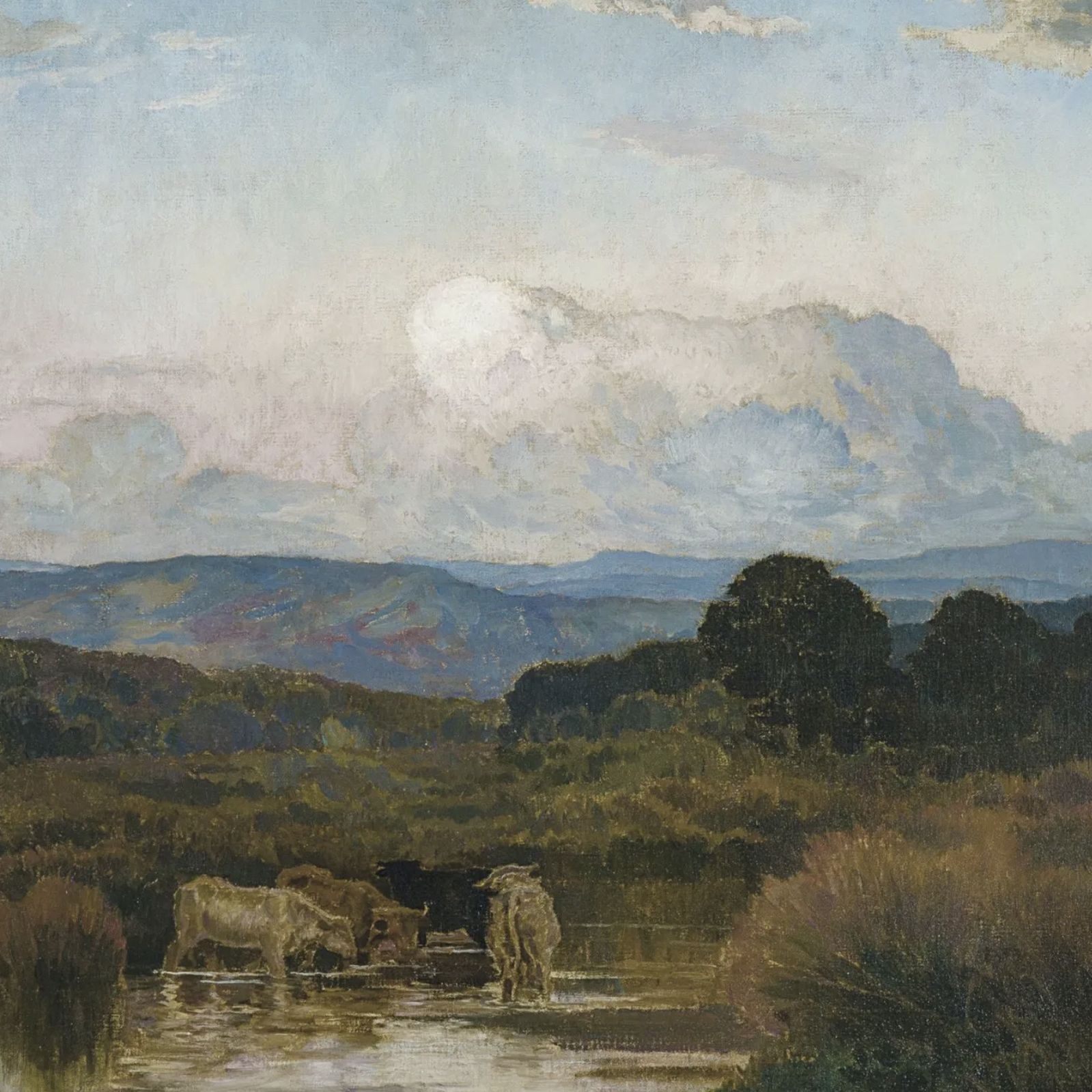 René Ménard, huile sur toile