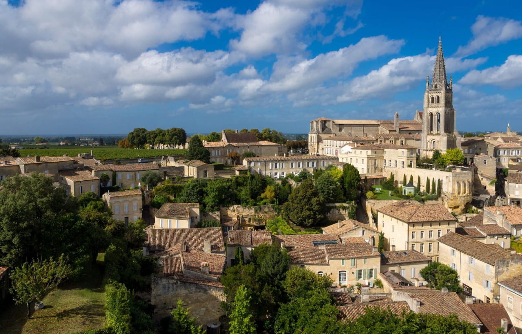 Saint Emilion View Over Town