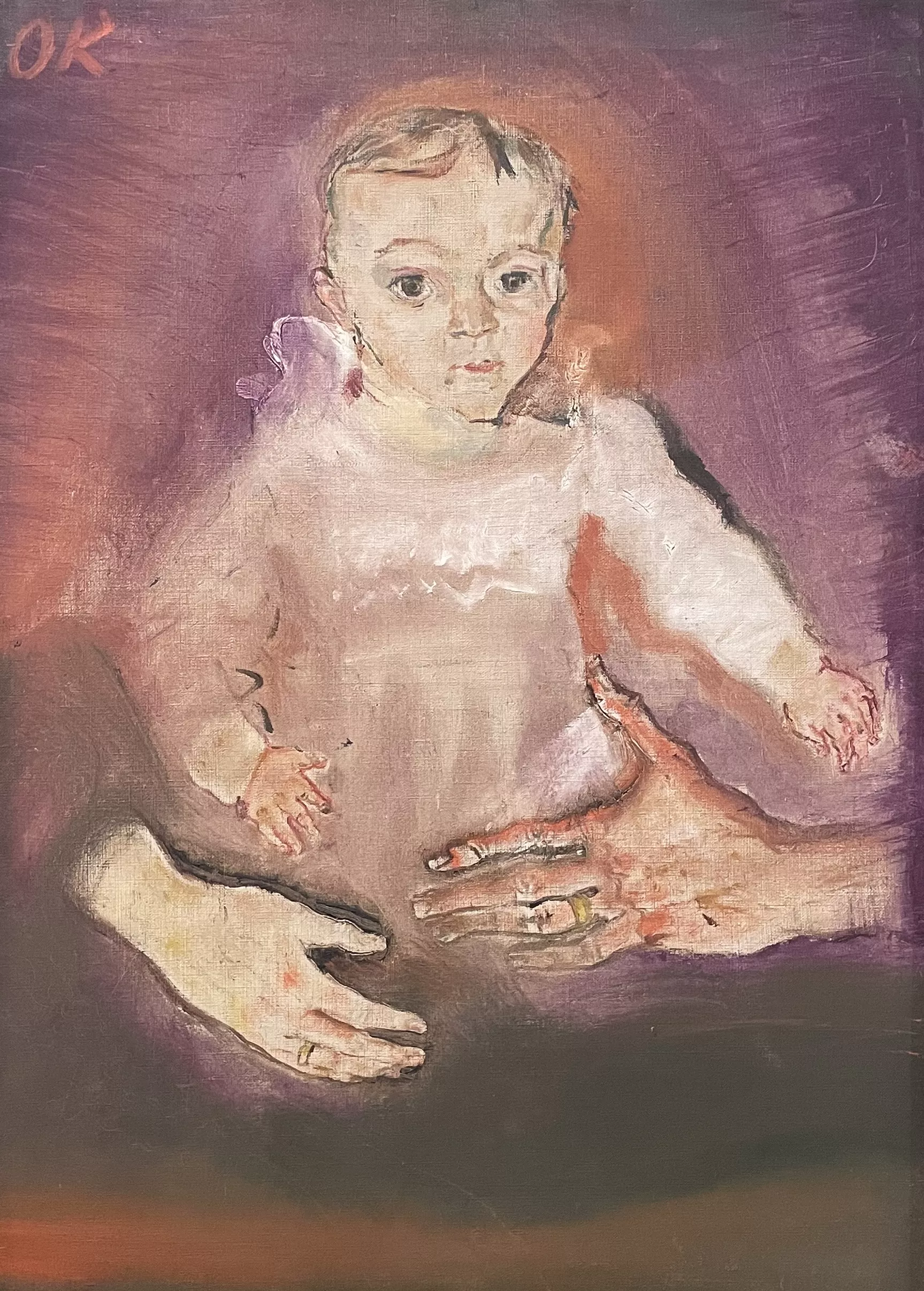Oskar Kokoschka, huile sur toile