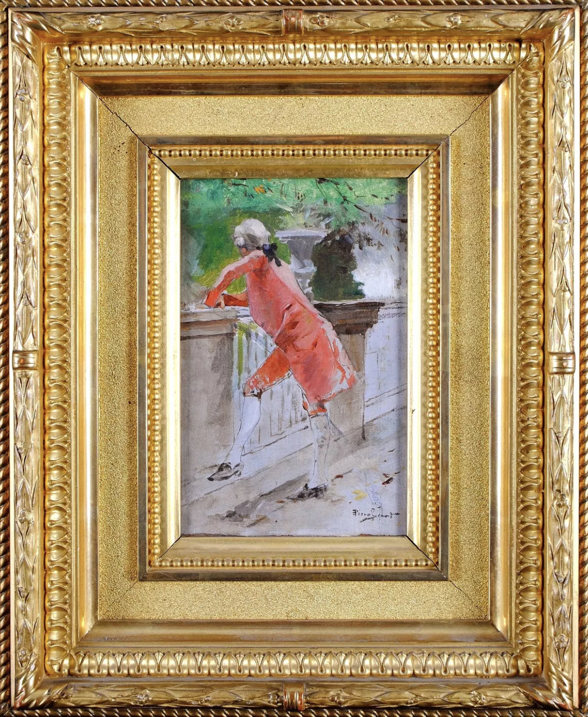 Auguste Émile Pinchart, huile sur toile