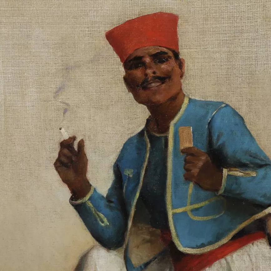 Auguste Émile Pinchart, huile sur toile