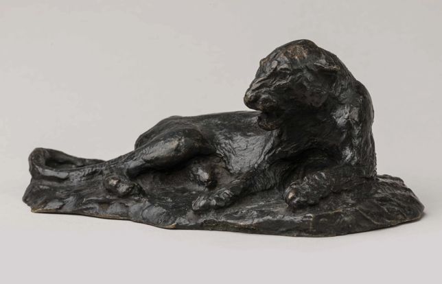 Roger Godchaux, bronze à patine brune