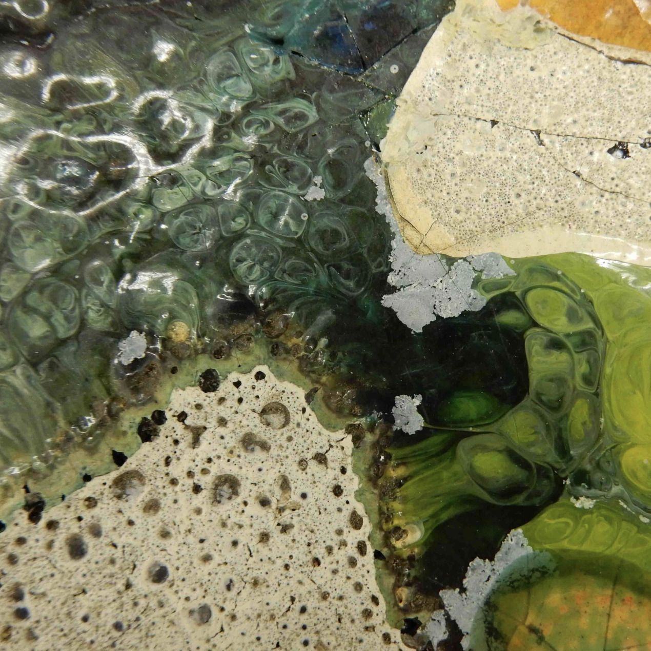 Senkichiro Nasaka, techniques mixtes sur toile