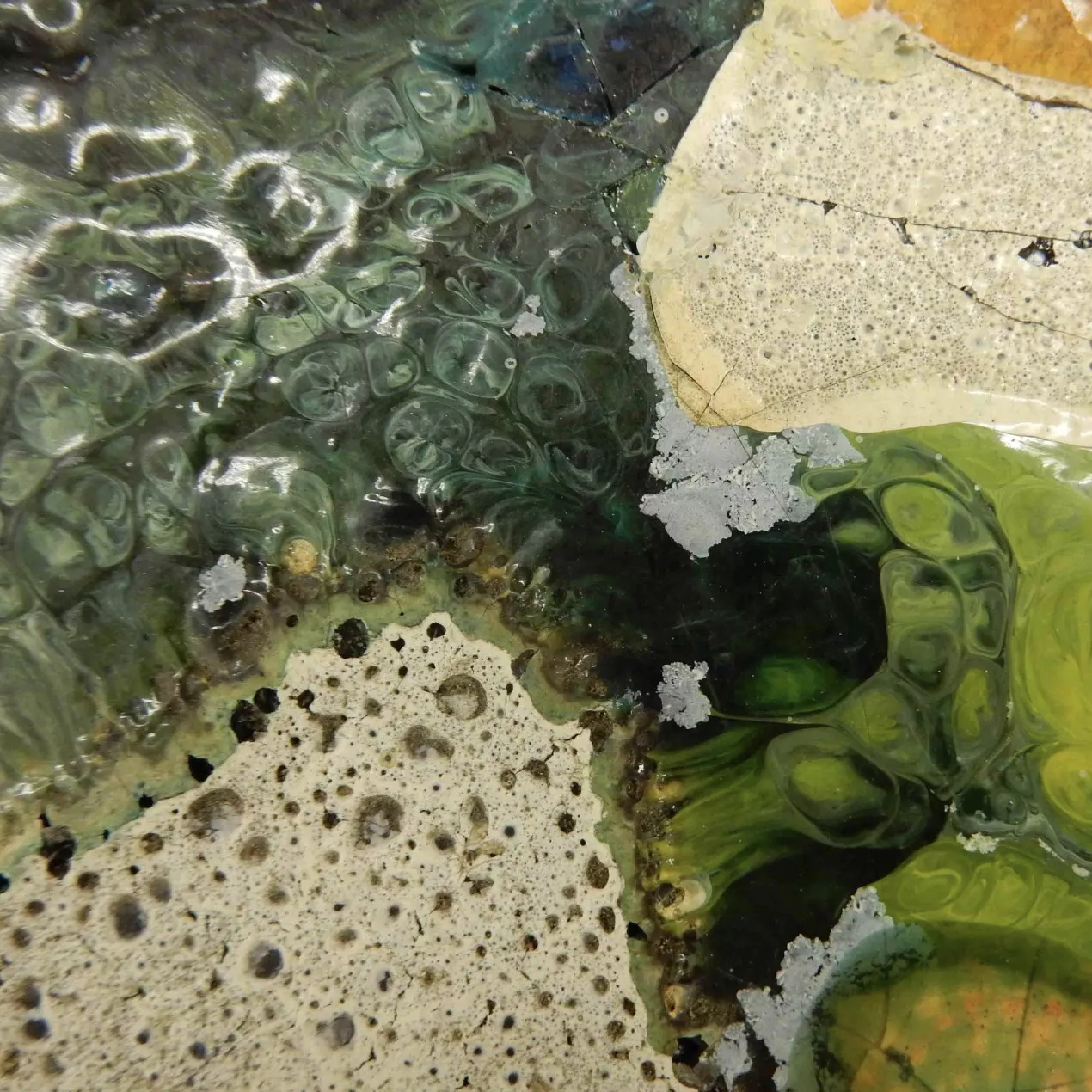 Senkichiro Nasaka, techniques mixtes sur toile