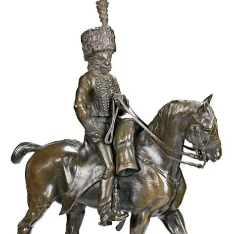 Pierre-Nicolas Tourgueneff, bronze à patine brune