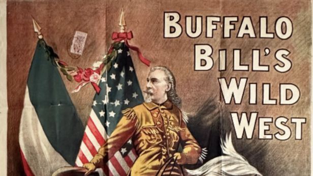JONES Adrian. Buffalo Bills Wild West. 1903. Affiche lithographique