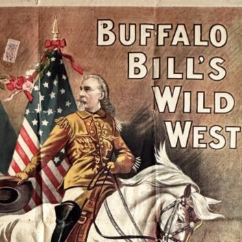 JONES Adrian. Buffalo Bills Wild West. 1903. Affiche lithographique
