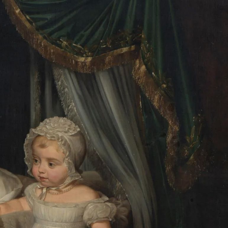 Louis Hersent, huile sur toile