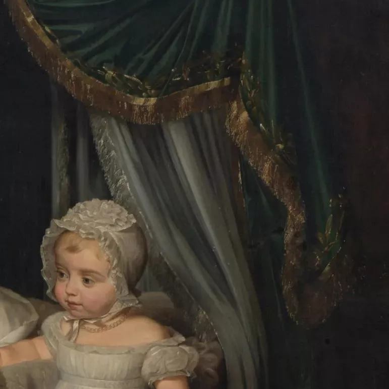 Louis Hersent, huile sur toile