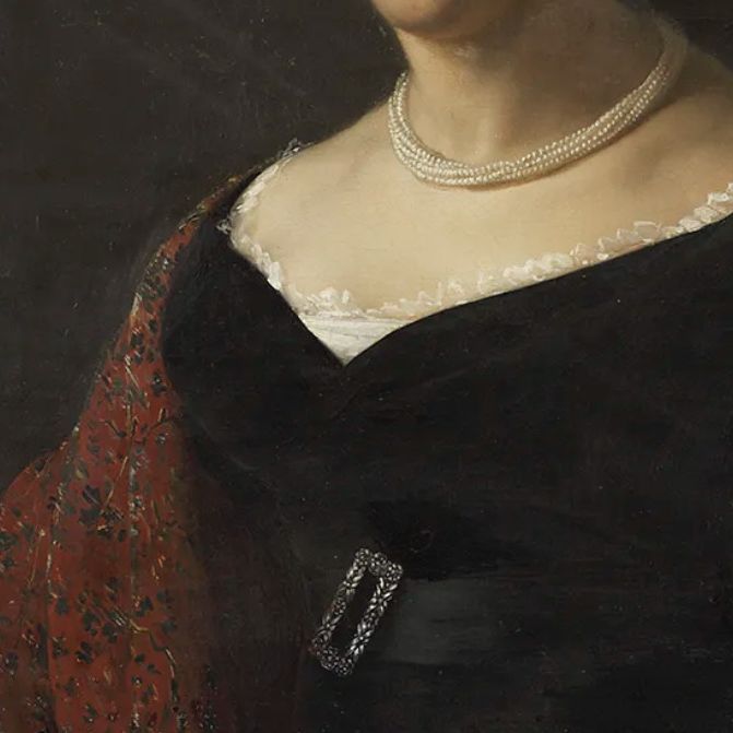 Louis Hersent, huile sur toile