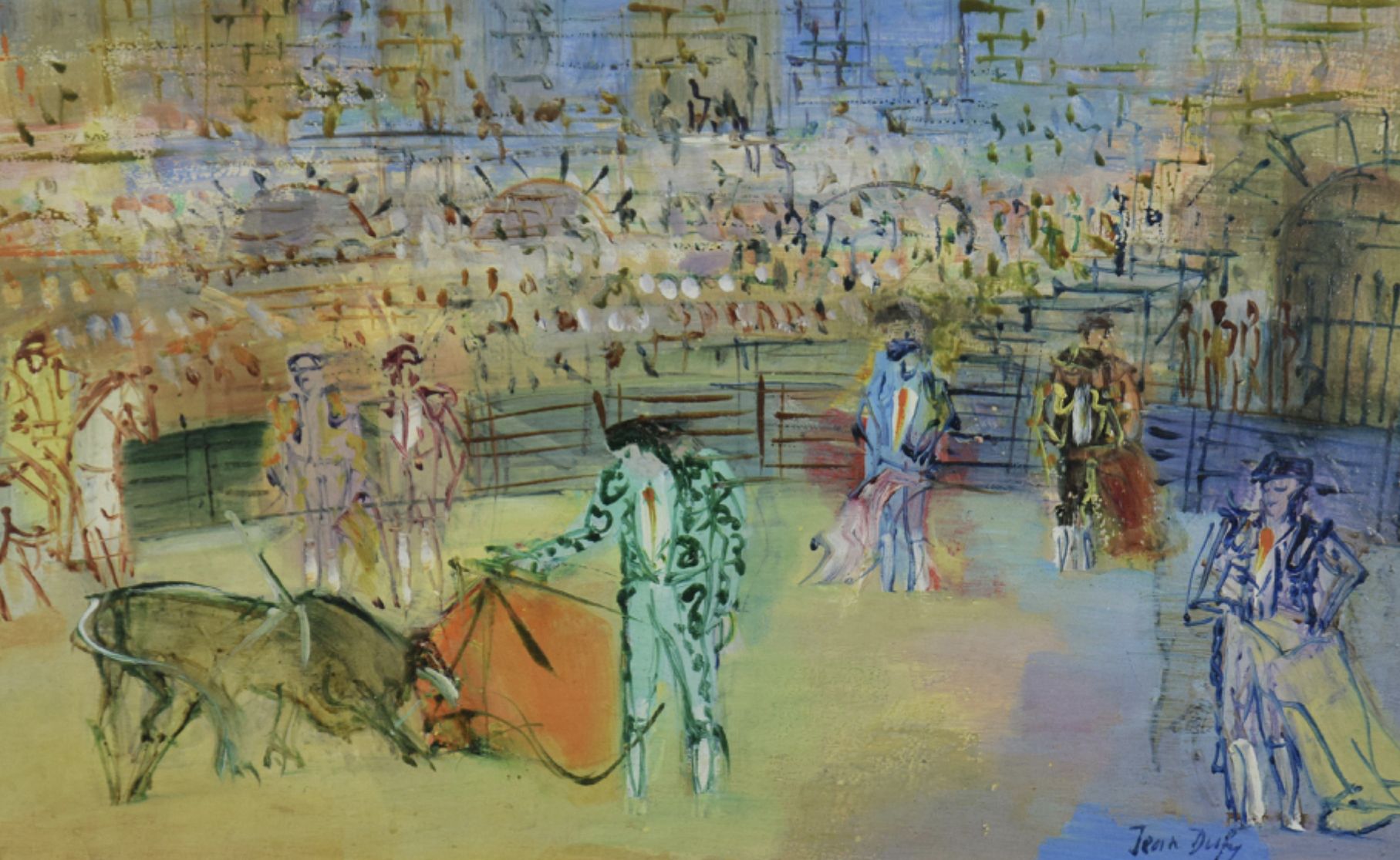 Jean Dufy, aquarelle