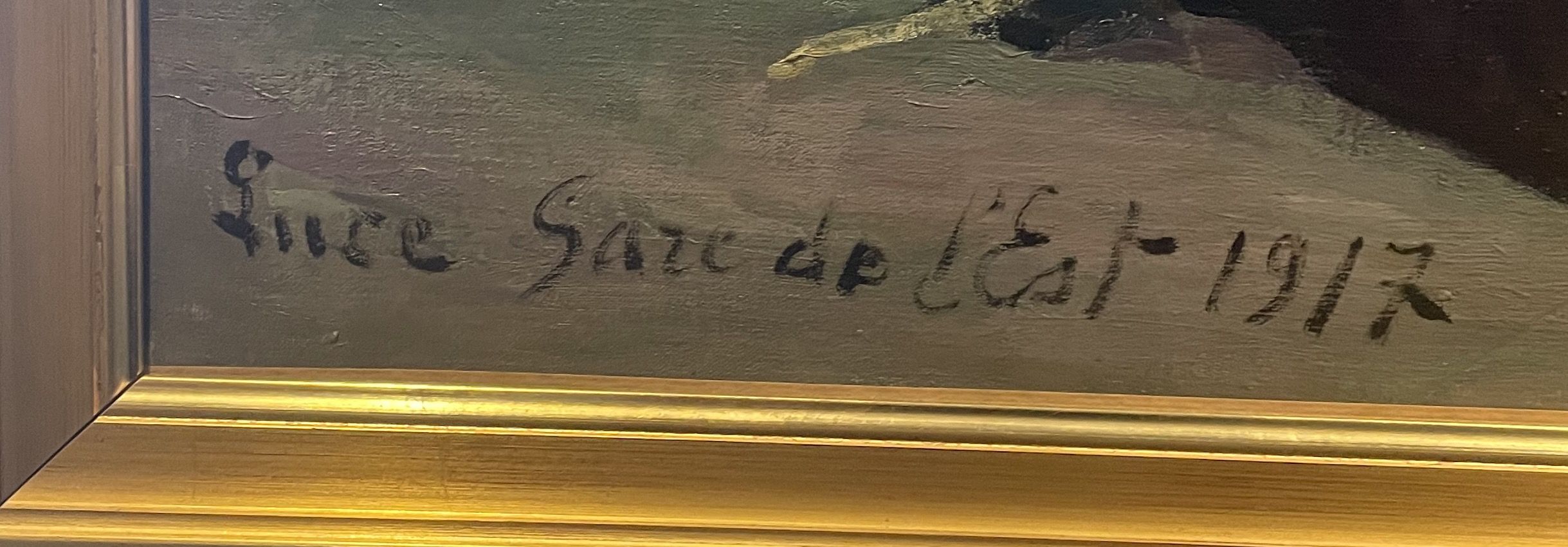 Signature de Maximilien Luce