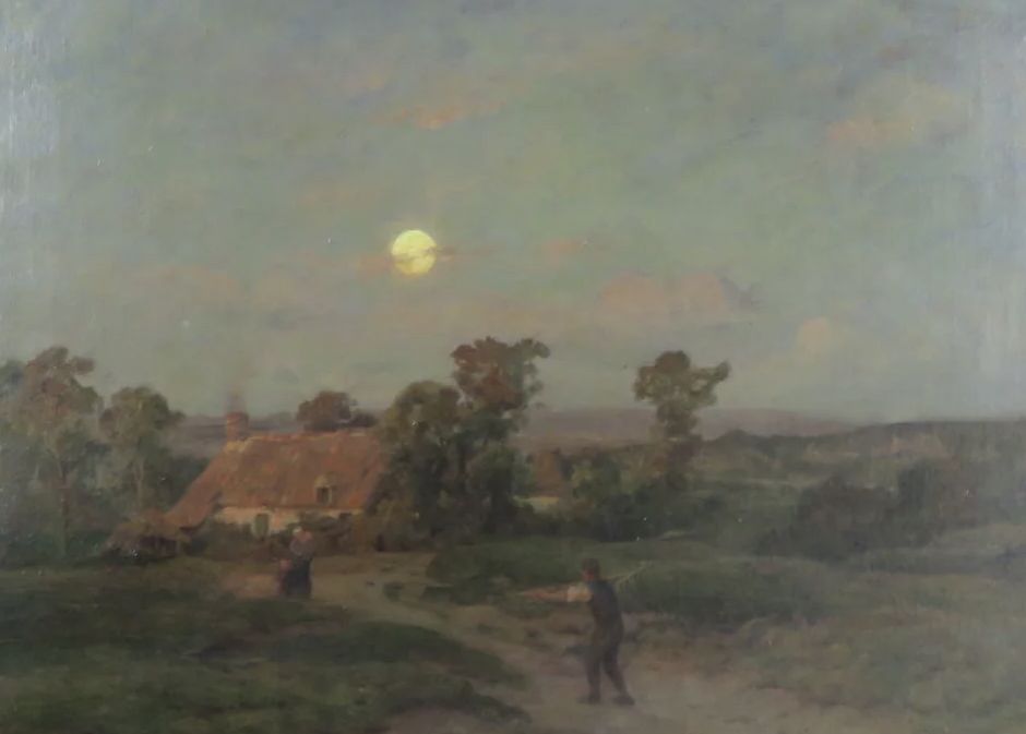 Adrien Demont, huile sur toile