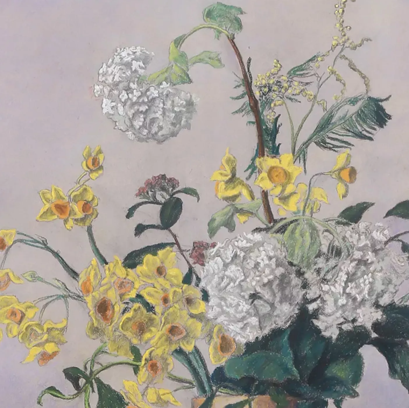 Paul &Eacute;lie Ranson, pastel sur papier