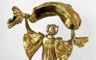 Agathon Léonard, sculpture en bronze doré
