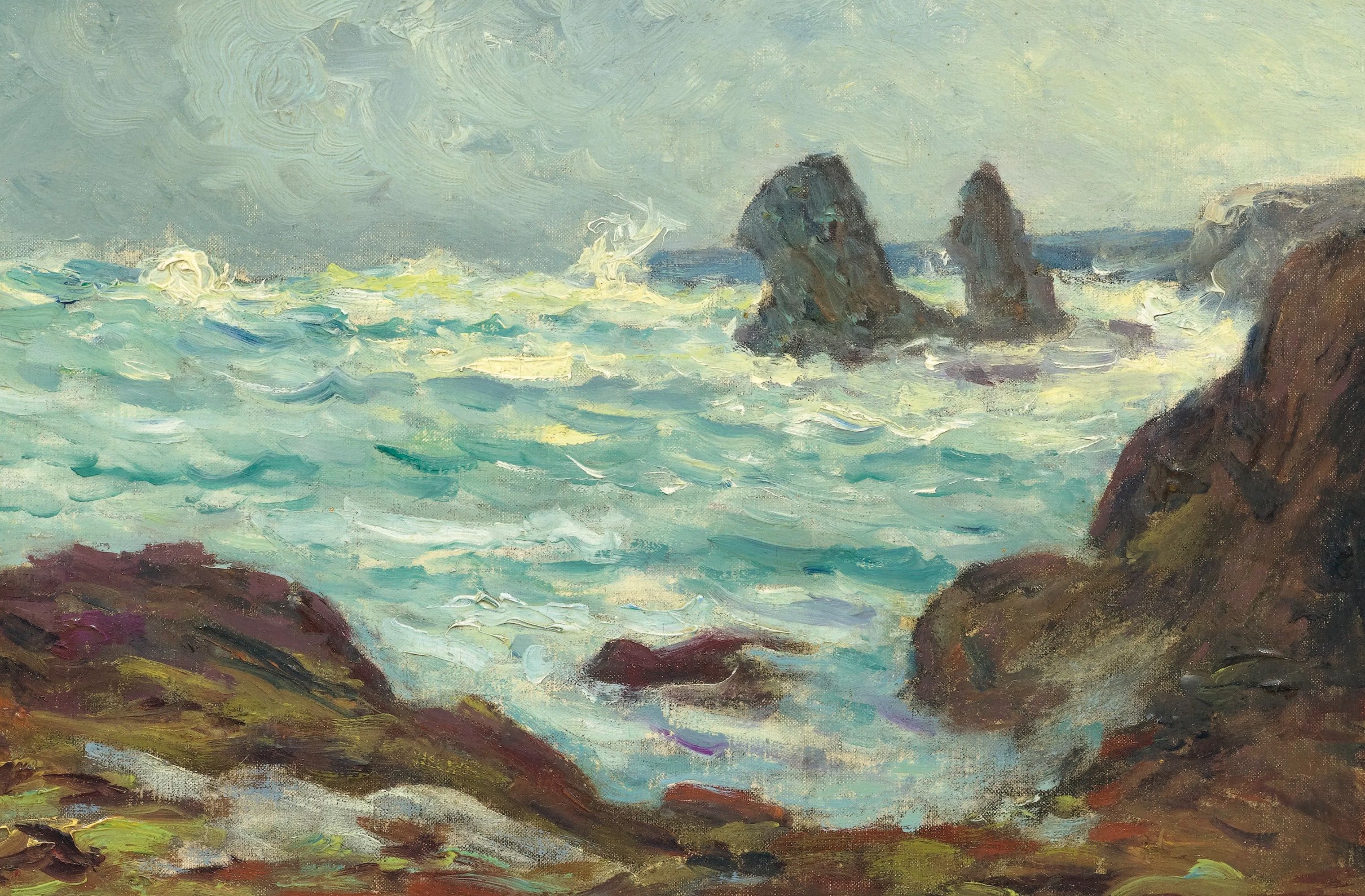 Maxime Maufra, huile sur toile