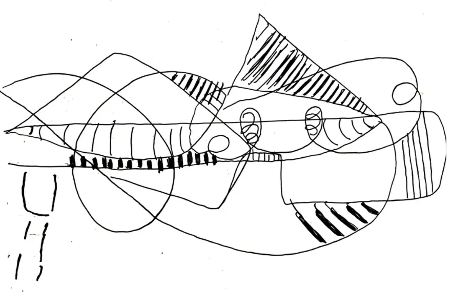 Andr&eacute; Lanskoy, dessin
