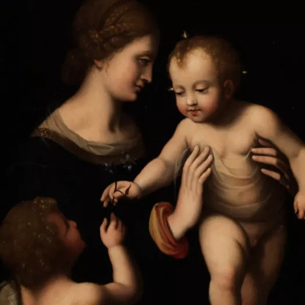 Bernardino Luini, huile sur panneau
